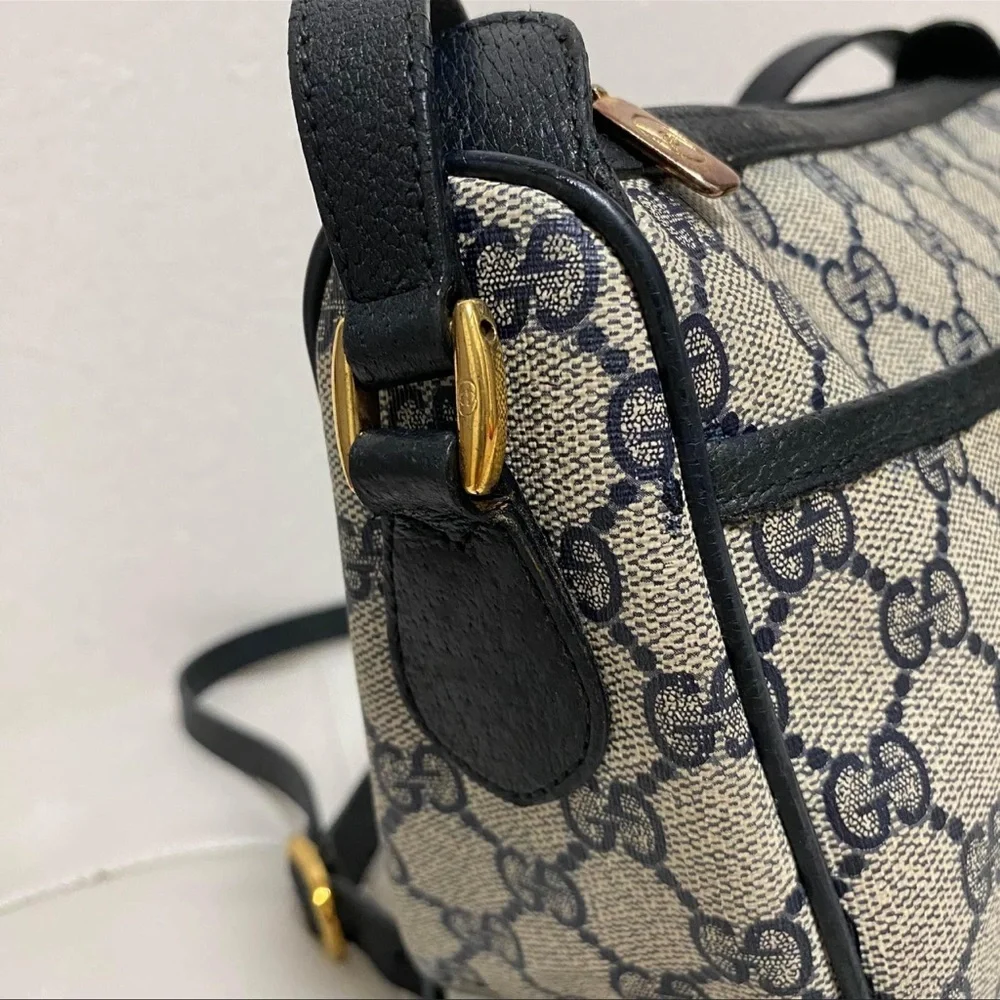 Gucci Ophidia GG Blue Coated Canvas Crossbody bag - Picture 10 of 10
